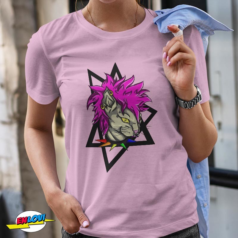 Camiseta Gato Punk orgullo