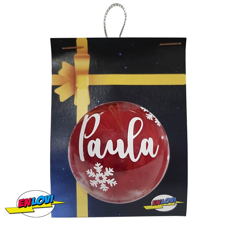 Bola de navidad personalizada