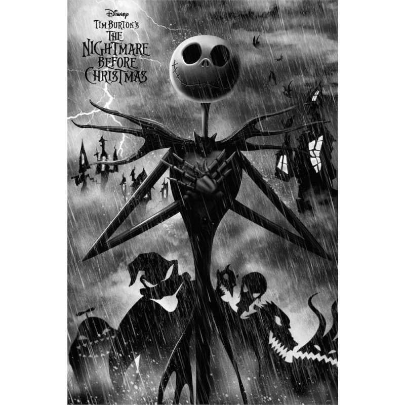 Póster Pesadilla Antes de Navidad Jack Skellington