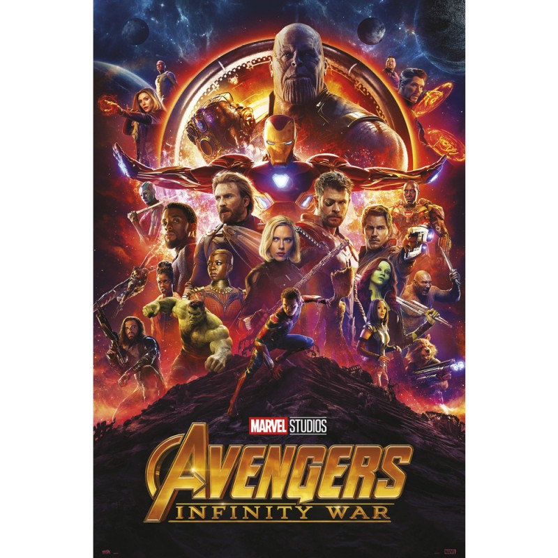 Póster Los vengadores Infinity War one sheet