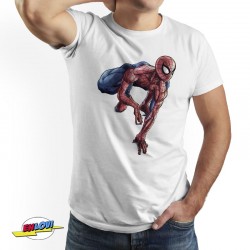 Camiseta Spiderman agachado