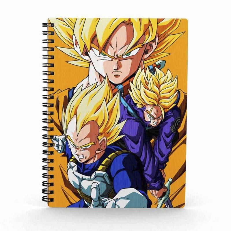 Libreta 3D Dragon Ball Z Saiyans