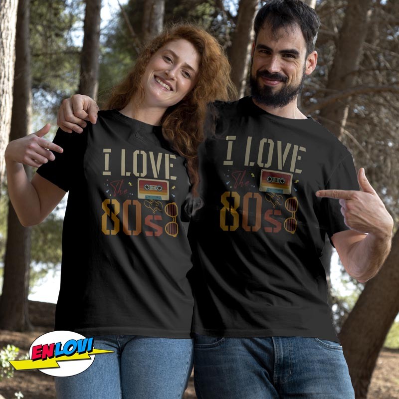 Camiseta I Love The 80´s