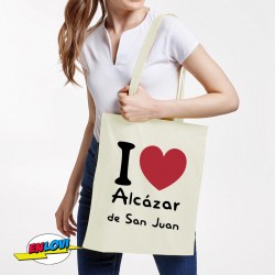 Tote bag I corazón Alcázar