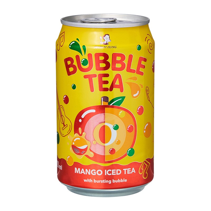 Bubble Tea Madam Hong sabor a mango 320ml