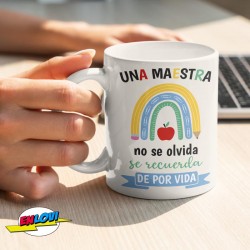 Taza Una maestra no se...