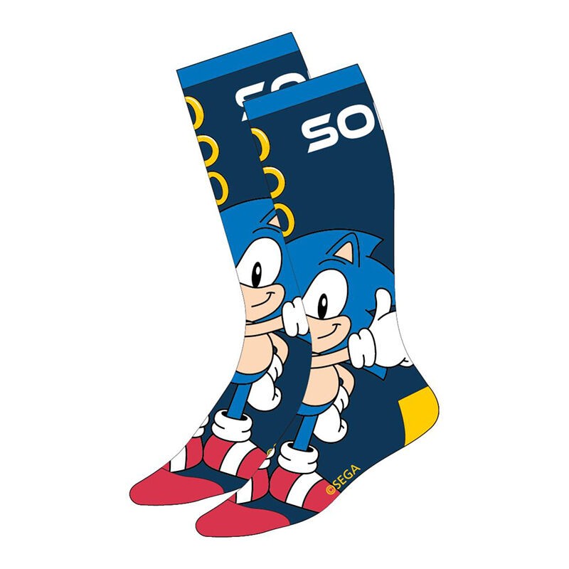 Calcetines de Sonic personaje del video juego