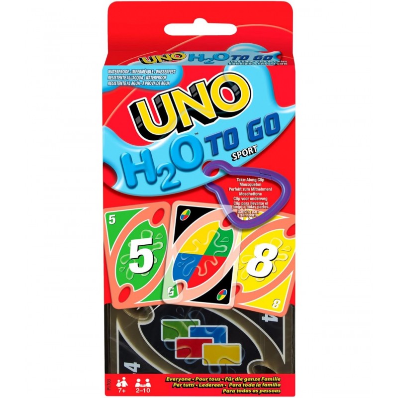 Juego del Uno plastico H2O