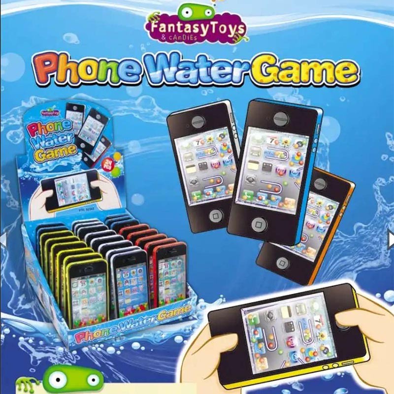 Juego de agua teléfono con caramelos