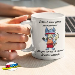 Taza Dioos dame ganas para...