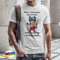 Camiseta Dios dame ganas...