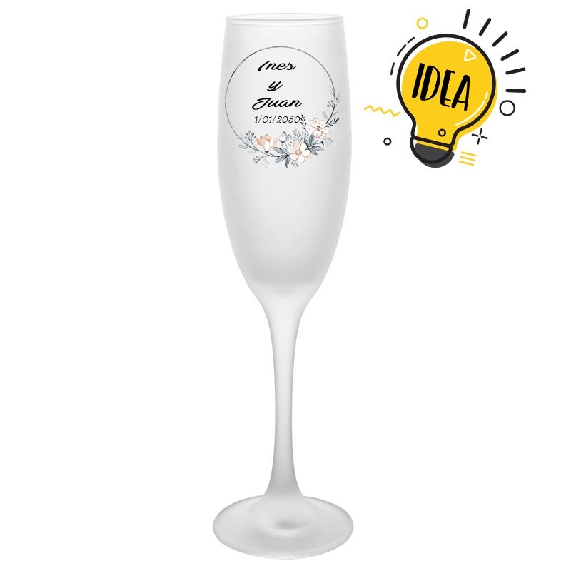 Copa de cristal personalizable