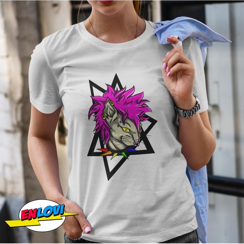 Camiseta Gato Punk orgullo