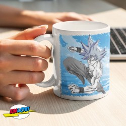 Taza Goku Ultra Instinto FanArt