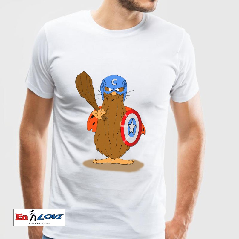 Camiseta para hombre Capitán Amer-Nicola