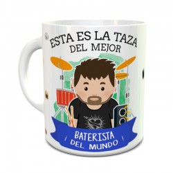 Esta es la taza del mejor baterista del mundo