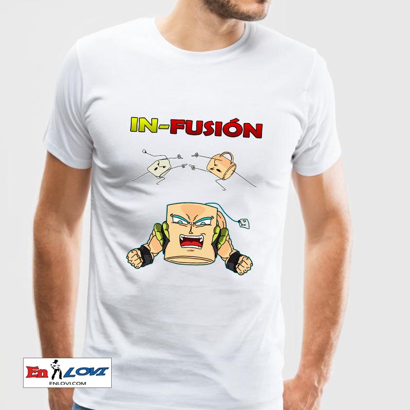 Camiseta para hombre In-Fusión color blanco