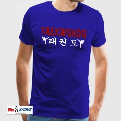 Camiseta Taekwondo para hombre conlor royal