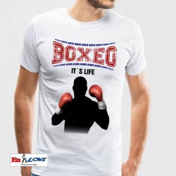 Camiseta Boxeo it´s life para hombres y niños