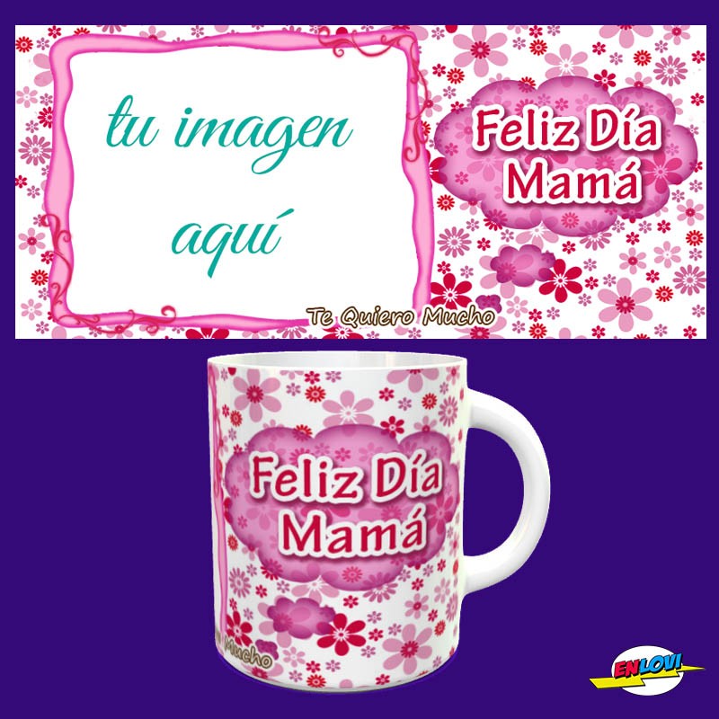 Taza floral personalizada 1