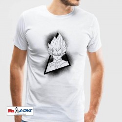 Camiseta Vegeta Ojos azules