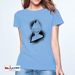 Camiseta Vegeta Ojos azules para mujer