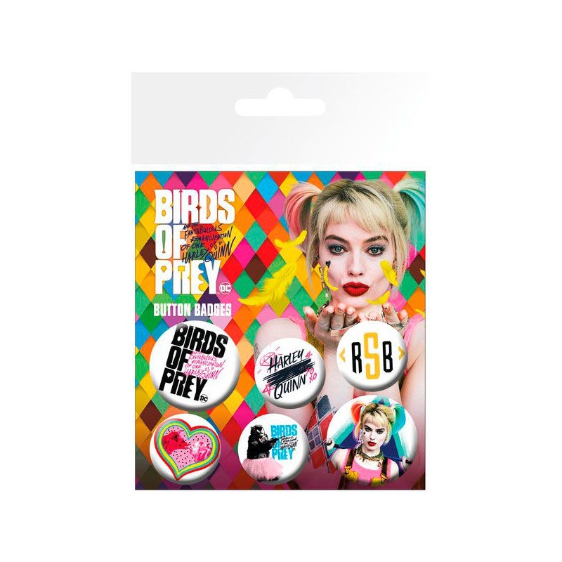 Set chapas Birds of Prey DC Comics