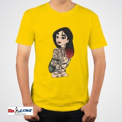 Camiseta mulan punk para niños