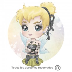 Camiseta Chibi Tinkerbell