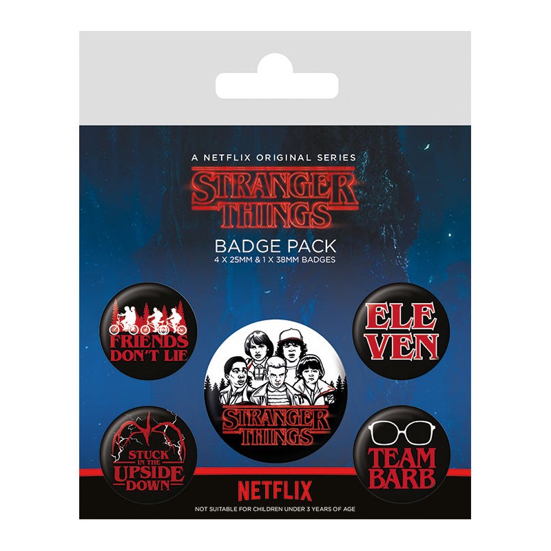 Set de Chapas Stranger Things