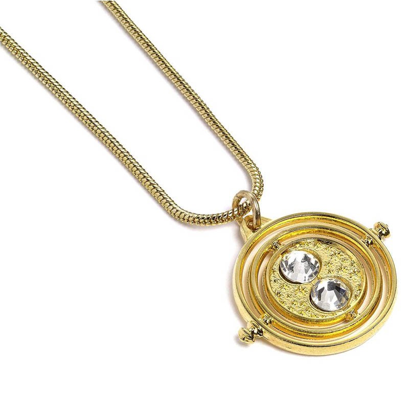 Harry Potter Collar con Colgante Fixed Time Turner (dorado)