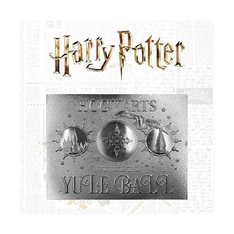 Harry Potter Réplica Yule Ball Ticket Limited Edition (plateado)