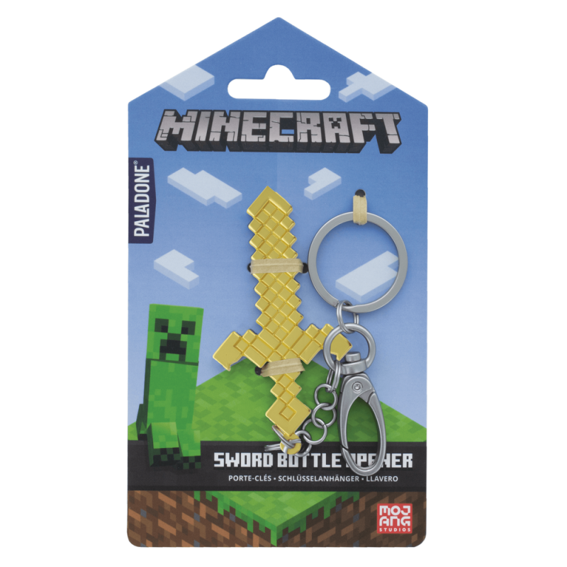 Llavero Abridor Espada Minecraft