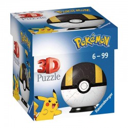 Puzzle 3D Pokeballs Ultra Ball de 54 piezas