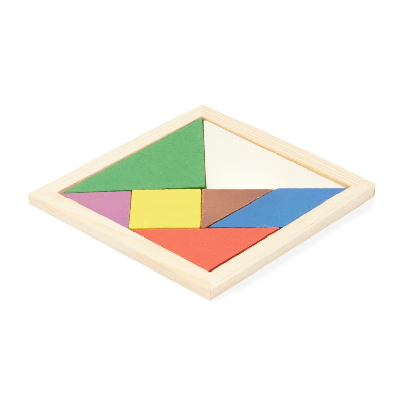 Puzzle tangram de madera